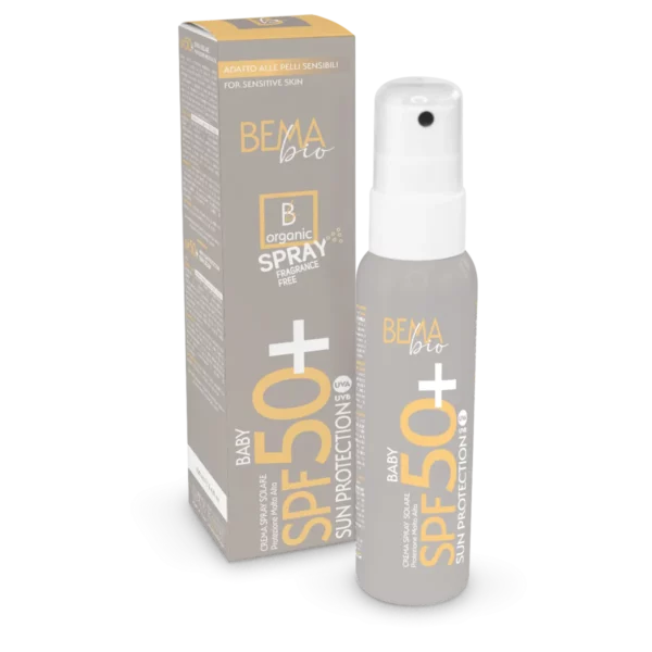 Spray solaire bio pour bébés SPF 50+ - Bema