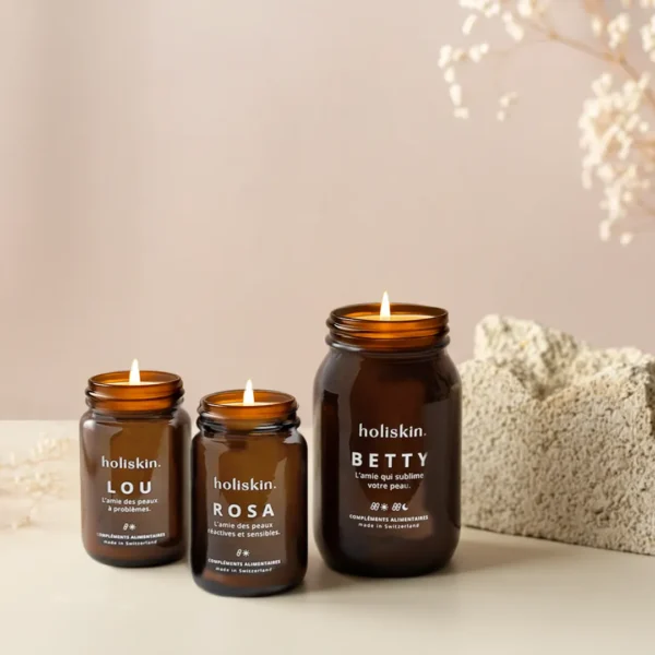Bougies artisanales upcyclées
